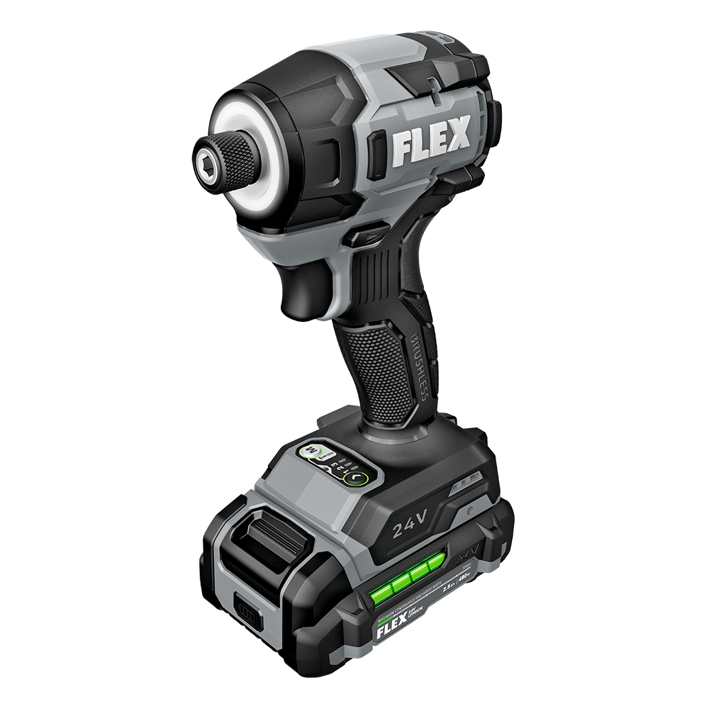 Flex Tools 1/4" Impact Driver Kit (2x 2.5Ah) FX1352-2A