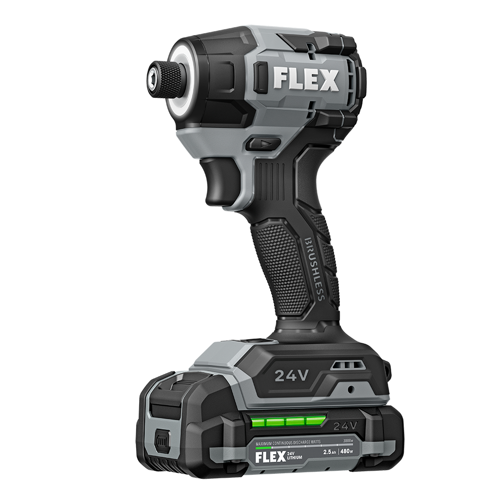 Flex Tools 1/4" Impact Driver Kit (2x 2.5Ah) FX1352-2A
