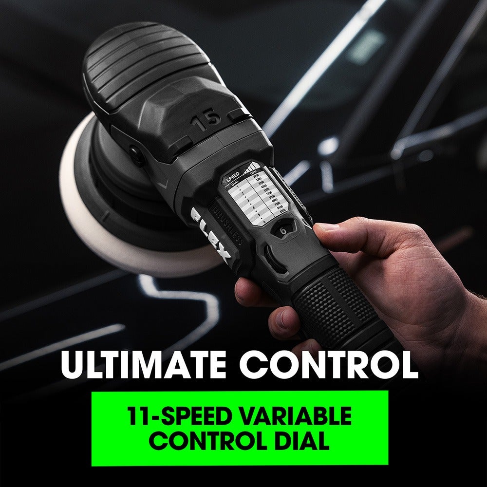 Flex Tools 24V Cordless Ultimate Polishing Combo: Random Orbital & Gear Driven Polishers Kit FX3321-FX3331-2C