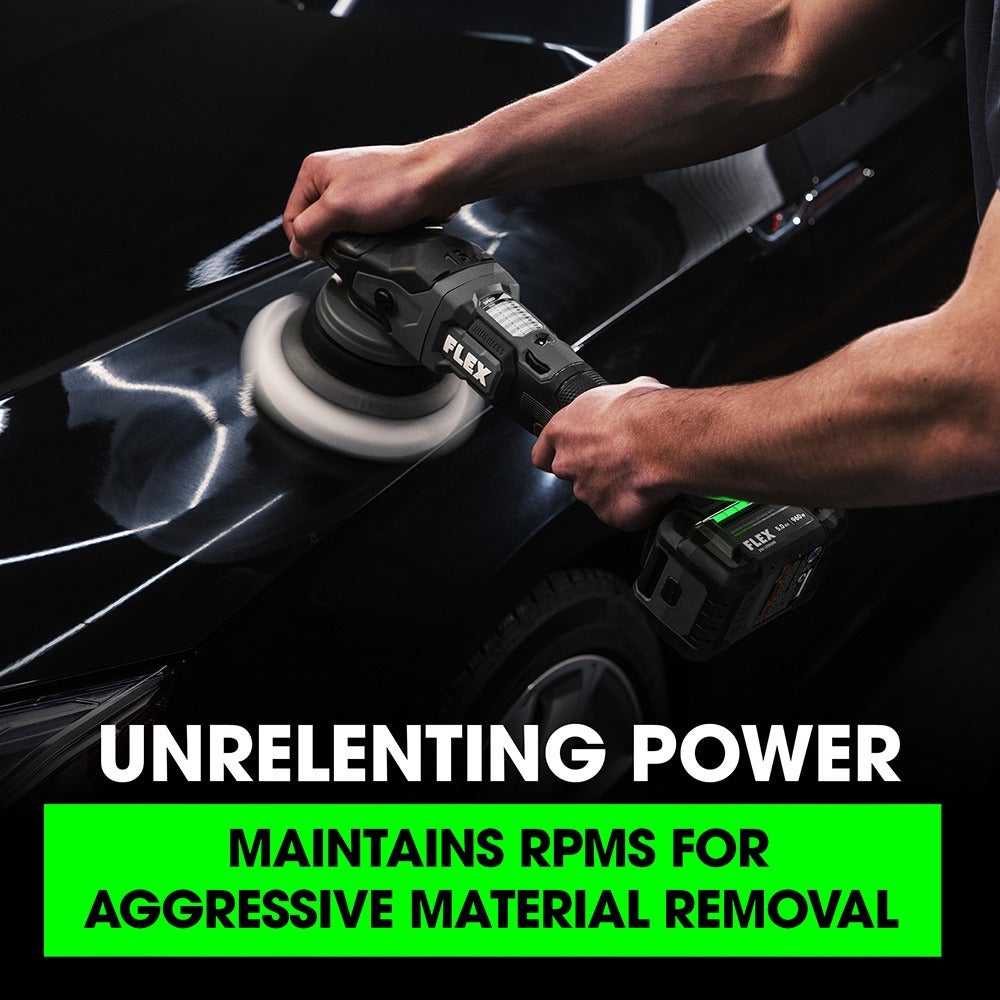 Flex Tools 24V Cordless Ultimate Polishing Combo: Random Orbital & Gear Driven Polishers Kit FX3321-FX3331-2C