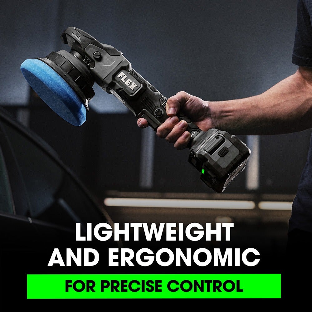 Flex Tools 24V Cordless Ultimate Polishing Combo: Random Orbital & Gear Driven Polishers Kit FX3321-FX3331-2C