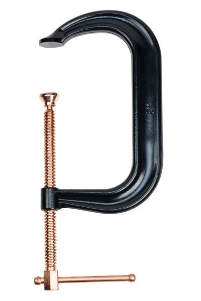 Palmgren 8" Drop Forged Deep Throat C-Clamp W/ Copper Spindle (400 Series) 9629521