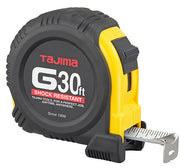 G-30BW, Tajima G-Series Tape Measure, Steel Blade, 30 ft. x 1 in.