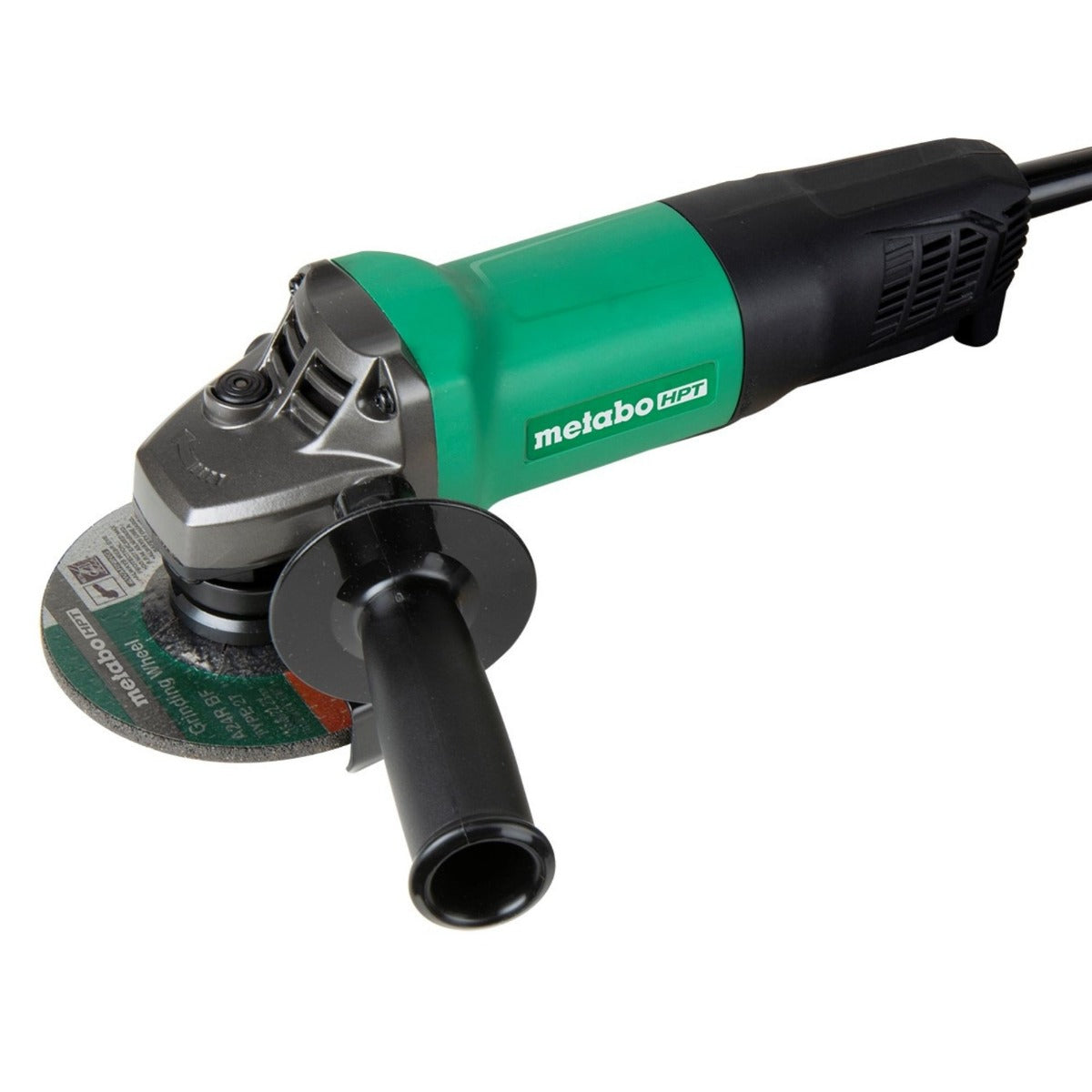 Metabo 4-1/2" 7.5 Amp Paddle Switch Angle Grinder with Non-Locking Switch G12SQ2M