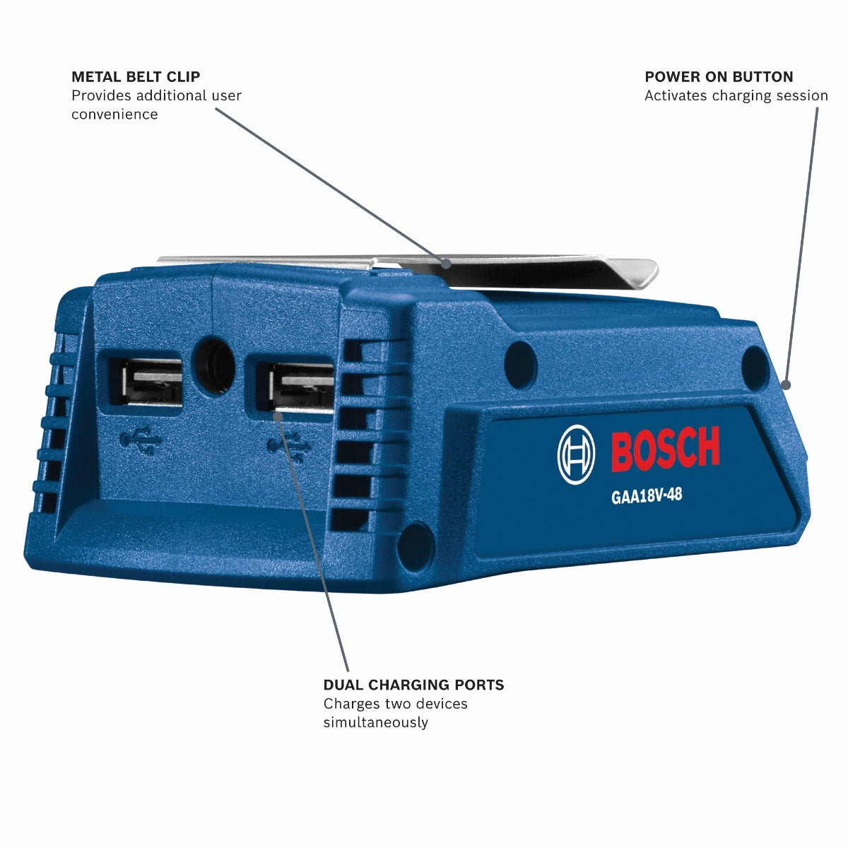 Bosch 18V Portable Power Adapter GAA18V-48N