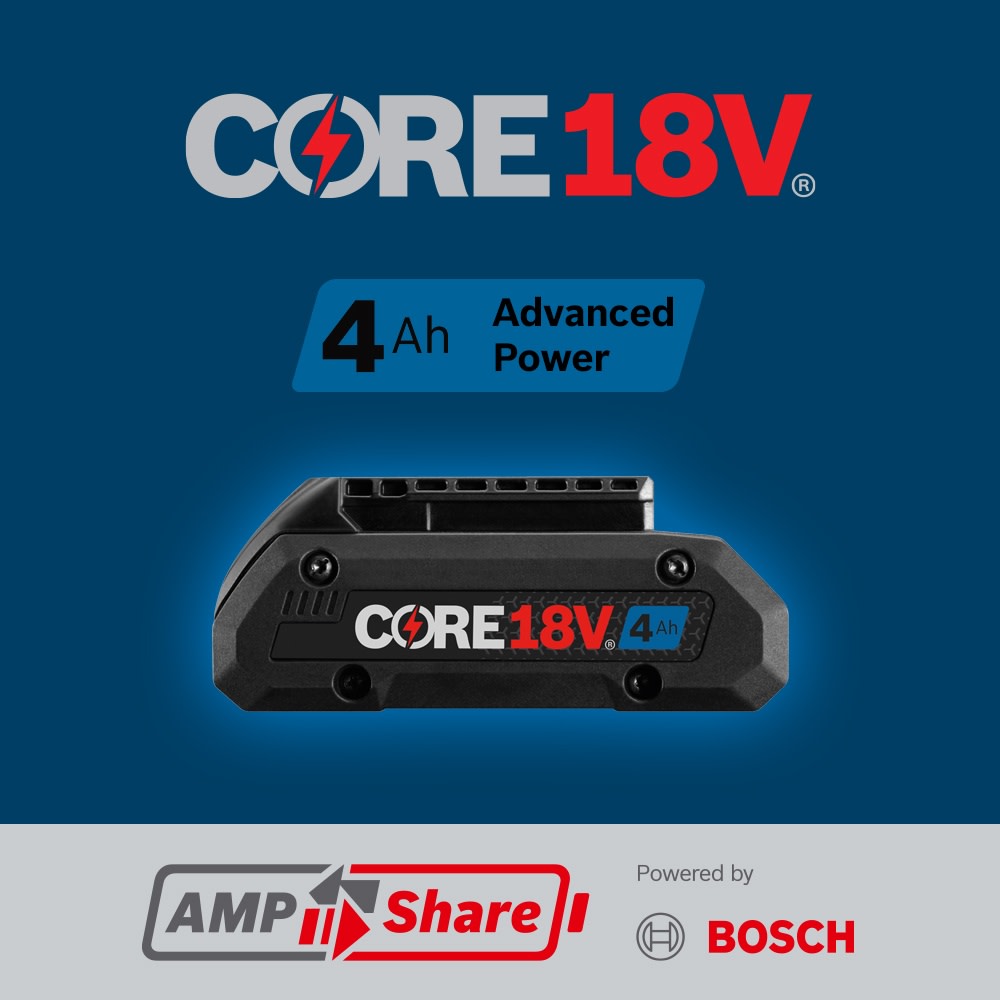Bosch CORE18V 4.0 Advanced Power Battery, 2pk GBA18V40-2PK