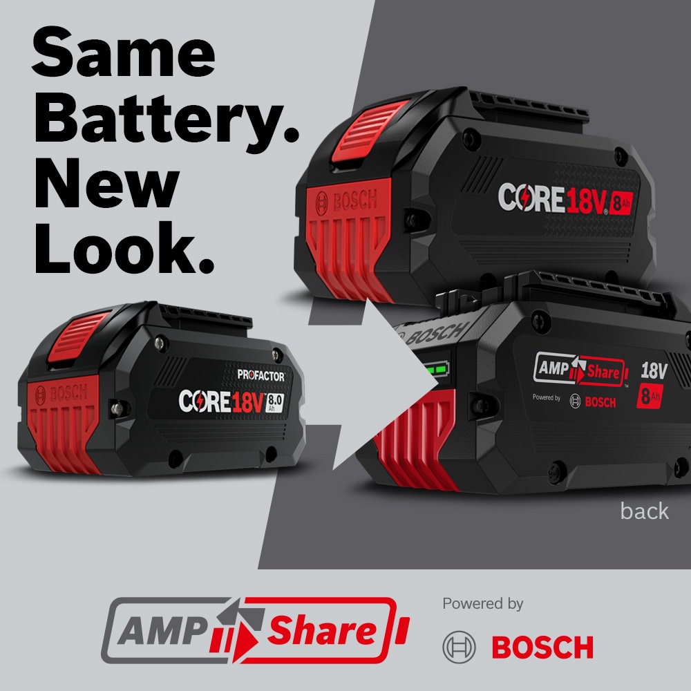 Bosch CORE18V 8.0 High Power Battery, 2pk GBA18V80-2PK