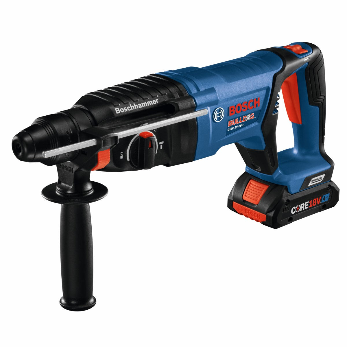 Bosch 18V Brushless 1" SDSplus D-Handle Rotary Hammer GBH18V-26DK25