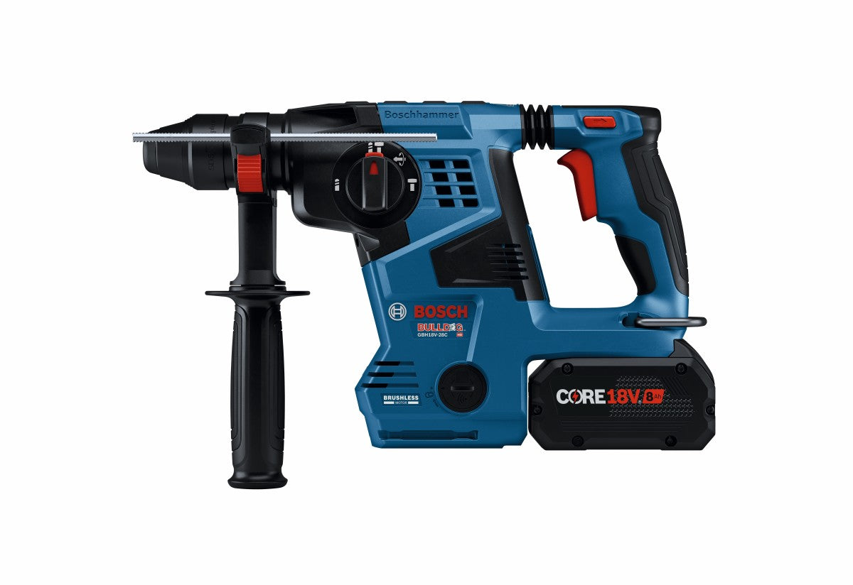 Bosch 18V 1-1/8" SDSplus Rotary Hammer w/ 2 Batteries GBH18V-28CK28