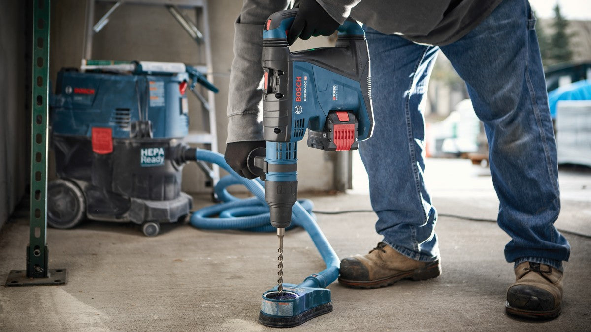 Bosch 18V Profactor 1-5/8" SDSmax Rotary Hammer w/ 2 Batteries GBH18V-40CK27