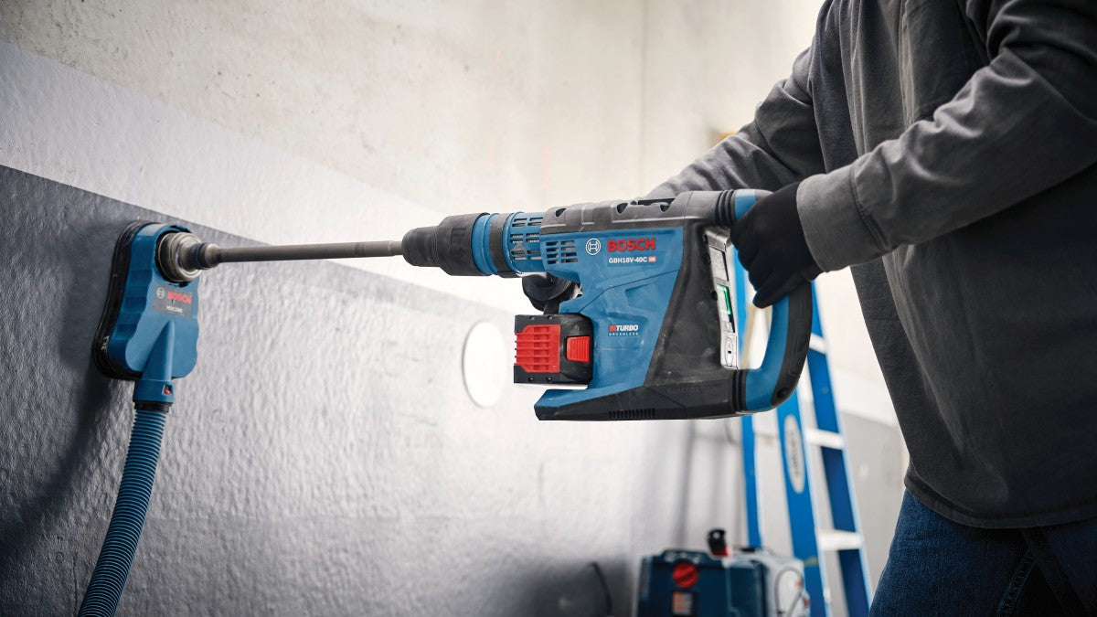 Bosch 18V Profactor 1-5/8" SDSmax Rotary Hammer w/ 2 Batteries GBH18V-40CK27