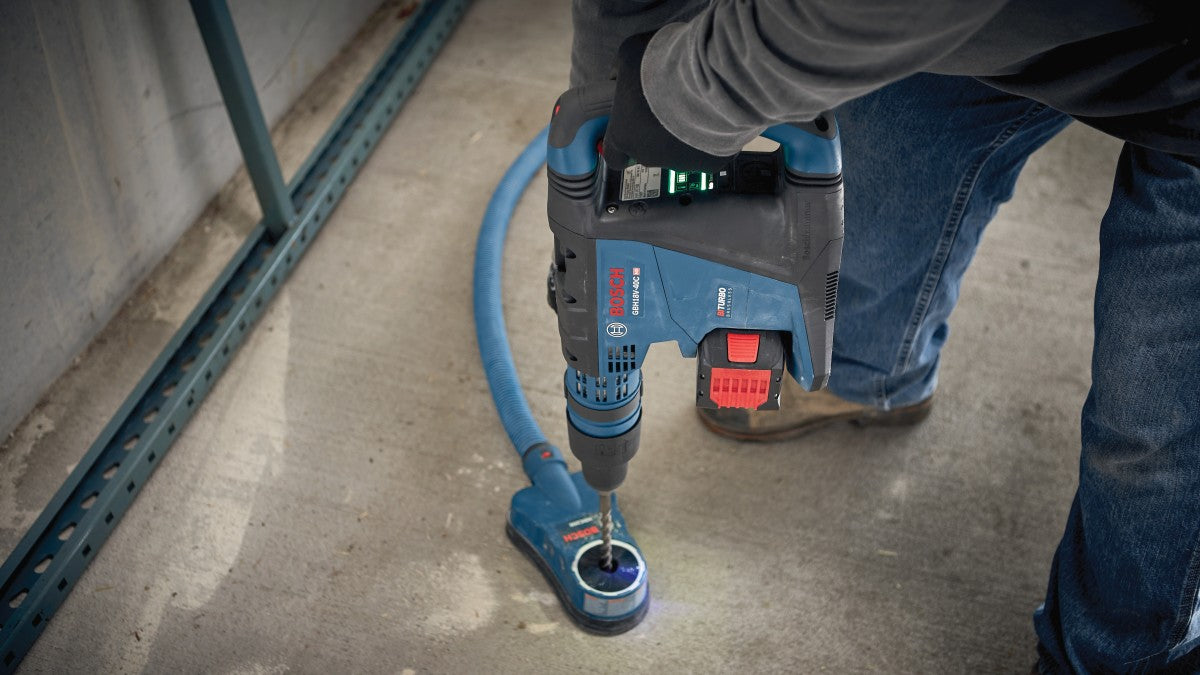 Bosch 18V Profactor 1-5/8" SDSmax Rotary Hammer w/ 2 Batteries GBH18V-40CK27
