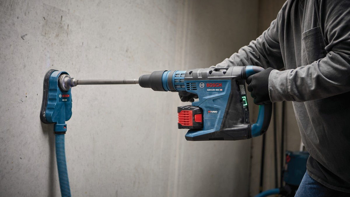Bosch 18V Profactor 1-5/8" SDSmax Rotary Hammer w/ 2 Batteries GBH18V-40CK27