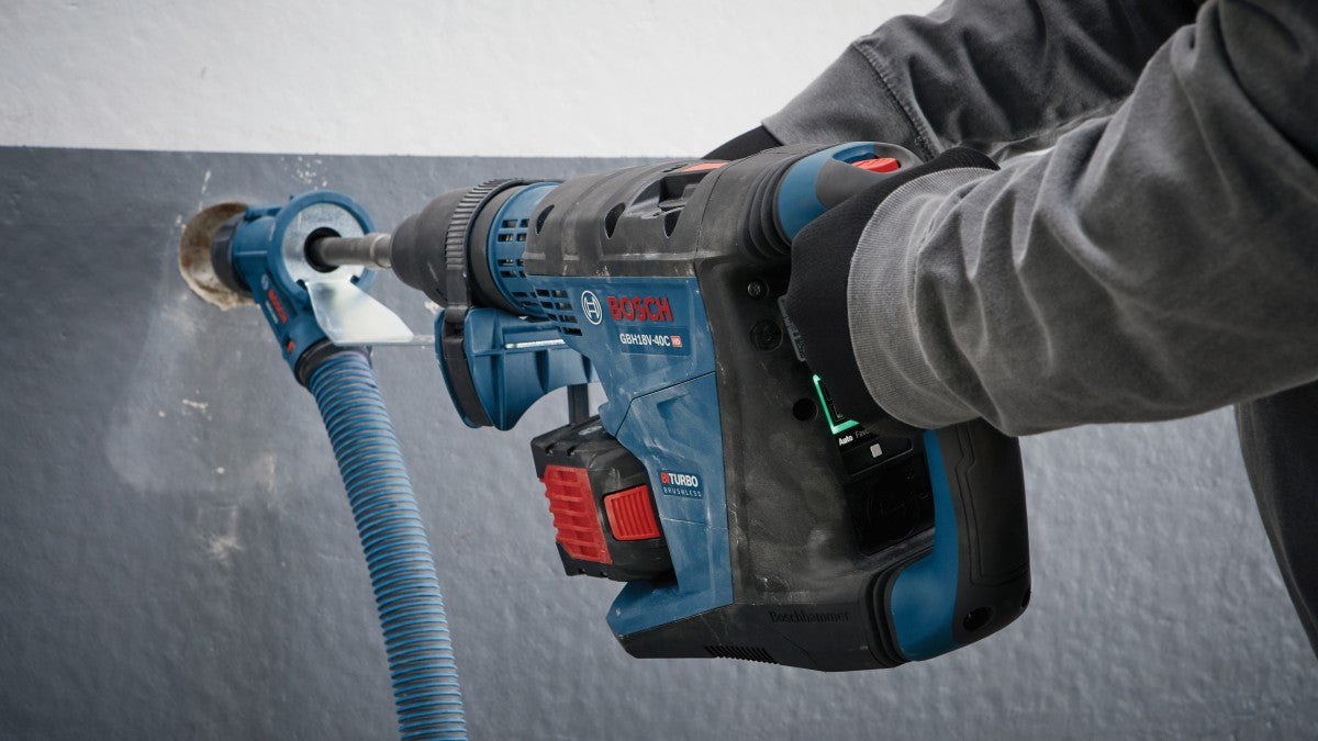 Bosch 18V Profactor 1-5/8" SDSmax Rotary Hammer w/ 2 Batteries GBH18V-40CK27