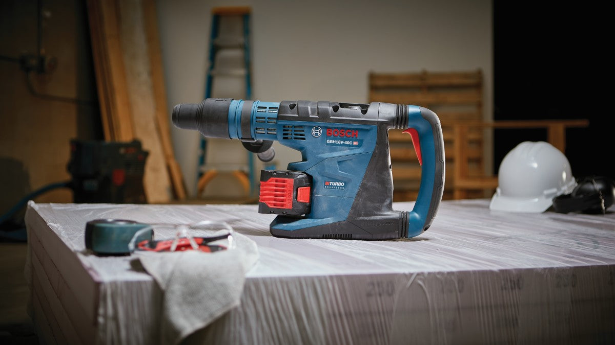 Bosch 18V Profactor 1-5/8" SDSmax Rotary Hammer w/ 2 Batteries GBH18V-40CK27