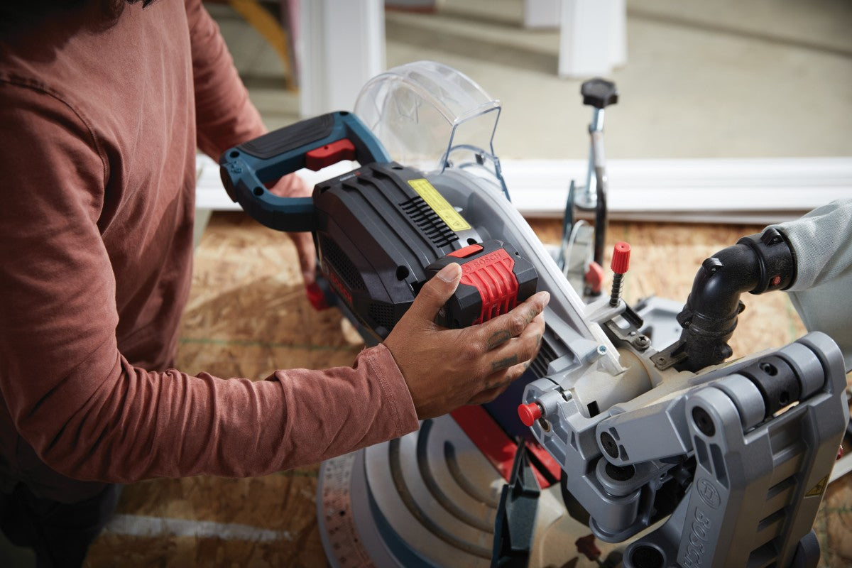 Bosch 18V Profactor 12" Dual-Bevel Glide Miter Saw Kit GCM18V-12GDCN14