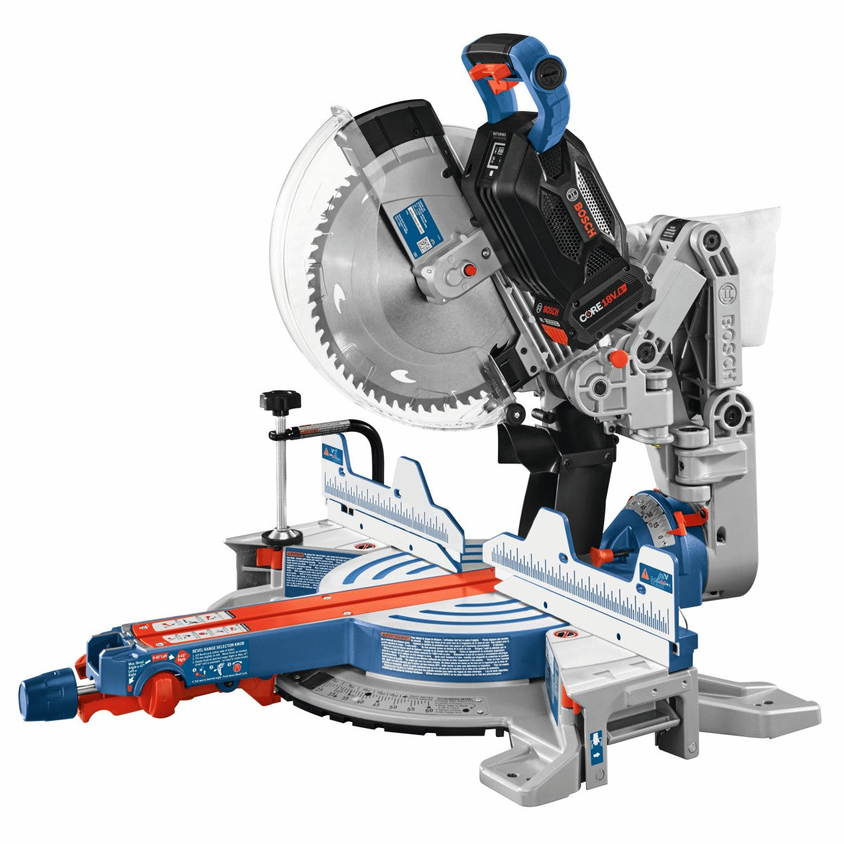 Bosch 18V Profactor 12" Dual-Bevel Glide Miter Saw Kit GCM18V-12GDCN14
