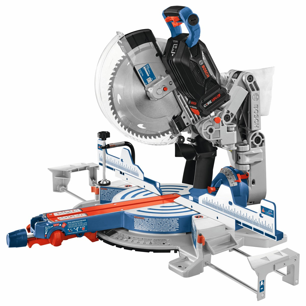 Bosch 18V Profactor 12" Dual-Bevel Glide Miter Saw Kit GCM18V-12GDCN14