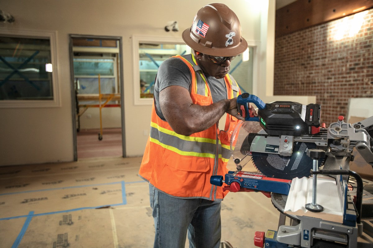 Bosch 18V Profactor 12" Dual-Bevel Glide Miter Saw Kit GCM18V-12GDCN14