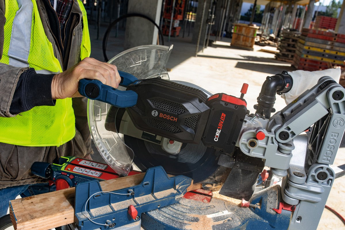 Bosch 18V Profactor 12" Dual-Bevel Glide Miter Saw Kit GCM18V-12GDCN14