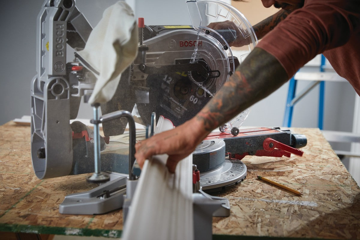 Bosch 18V Profactor 12" Dual-Bevel Glide Miter Saw Kit GCM18V-12GDCN14