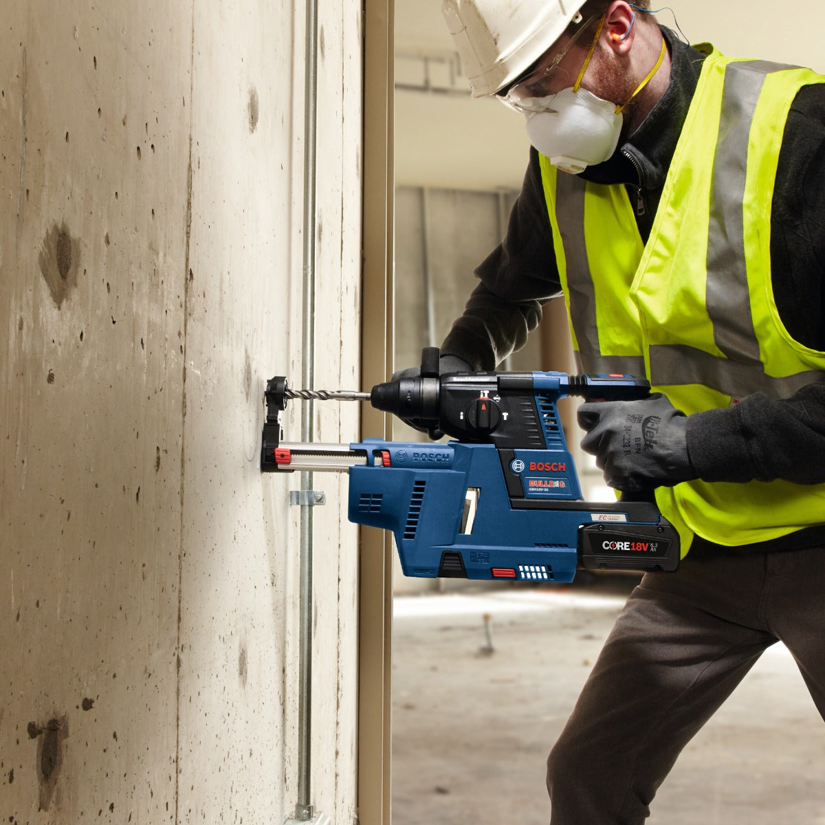 Bosch Dust Collection Attachment, GBH18V-22 GDE18V-12N