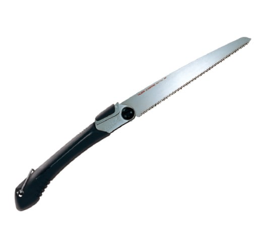 GK-G240, Tajima G-Saw 240 Pull-Stroke Saw, 9 TPI, Steel Blade with Elastomer Folding Handle