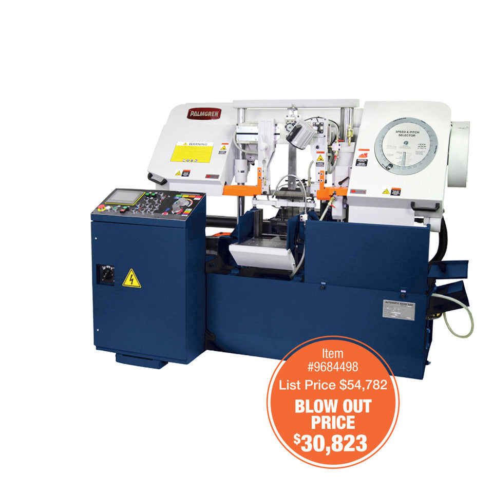 Palmgren 12" Fully-Auto Dual Post Band Saw 9684498