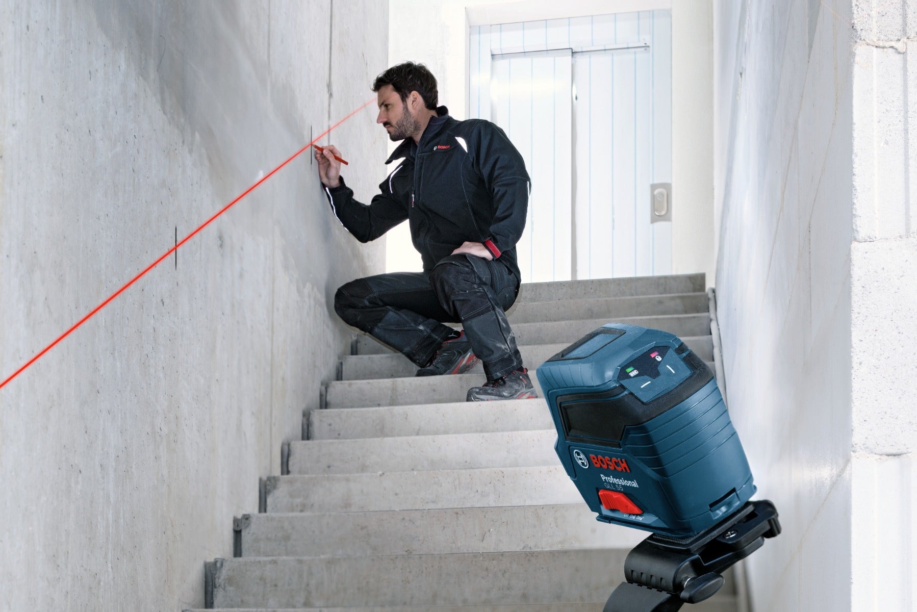 Bosch Self-Level Cross-Line Laser GLL 55