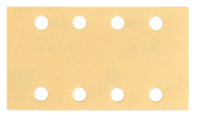 Mirka Bulldog Gold 3 x 5 in. 320G 8 Hole Net Grip Sheet, Qty 50 23-688-320