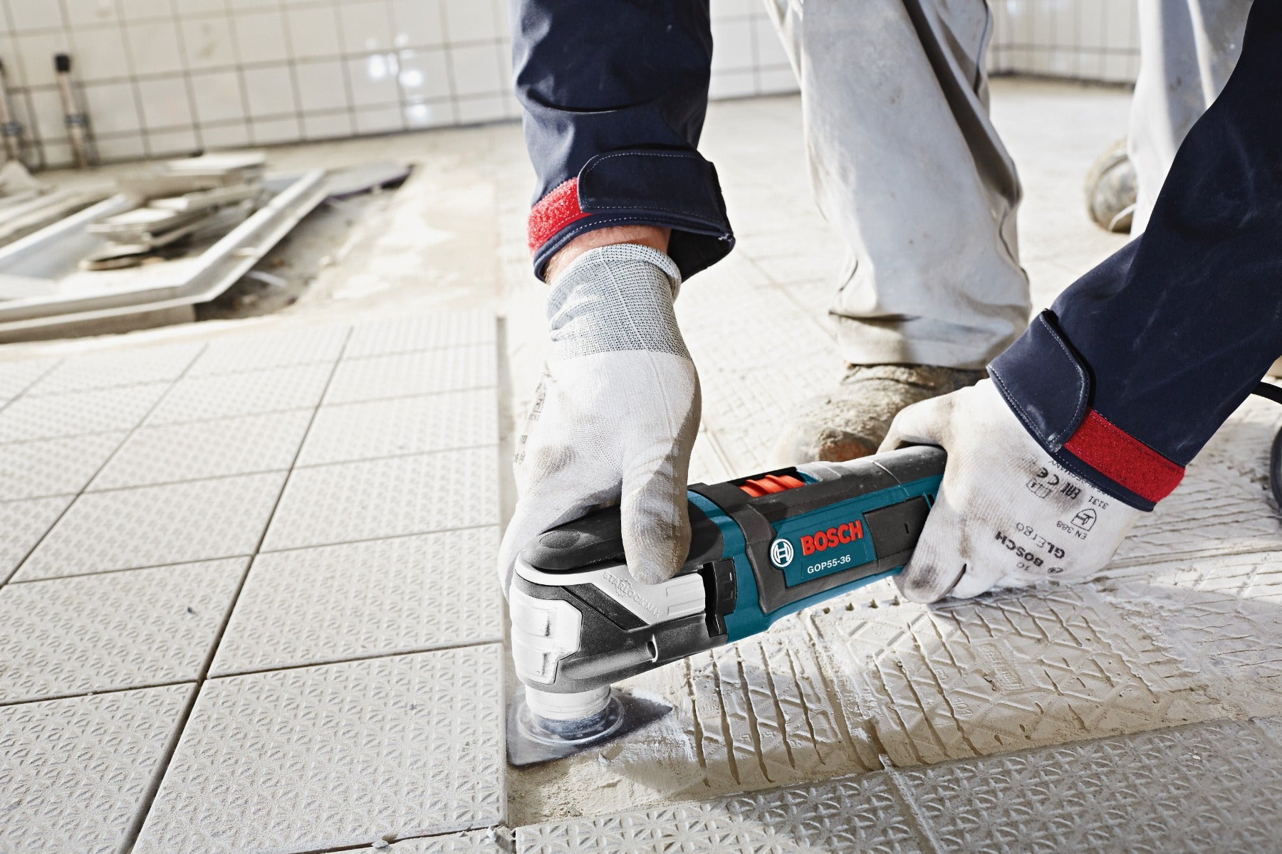 Bosch Starlock Max Oscillating Tool w/ Bag & 2 Accessories, 5.5A GOP55-36B