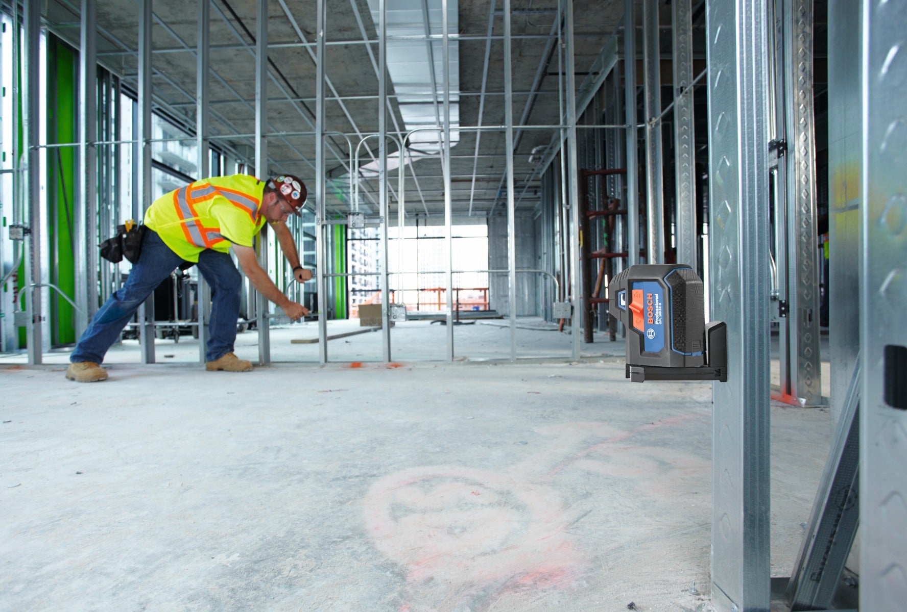 Bosch Green-Beam Five-Point Self-Leveling Alignment Laser