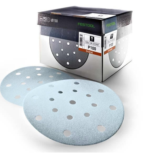 Festool Granat Soft 115mm x 25m 180G Abrasive Roll, 208-Sheets Perforated 497093
