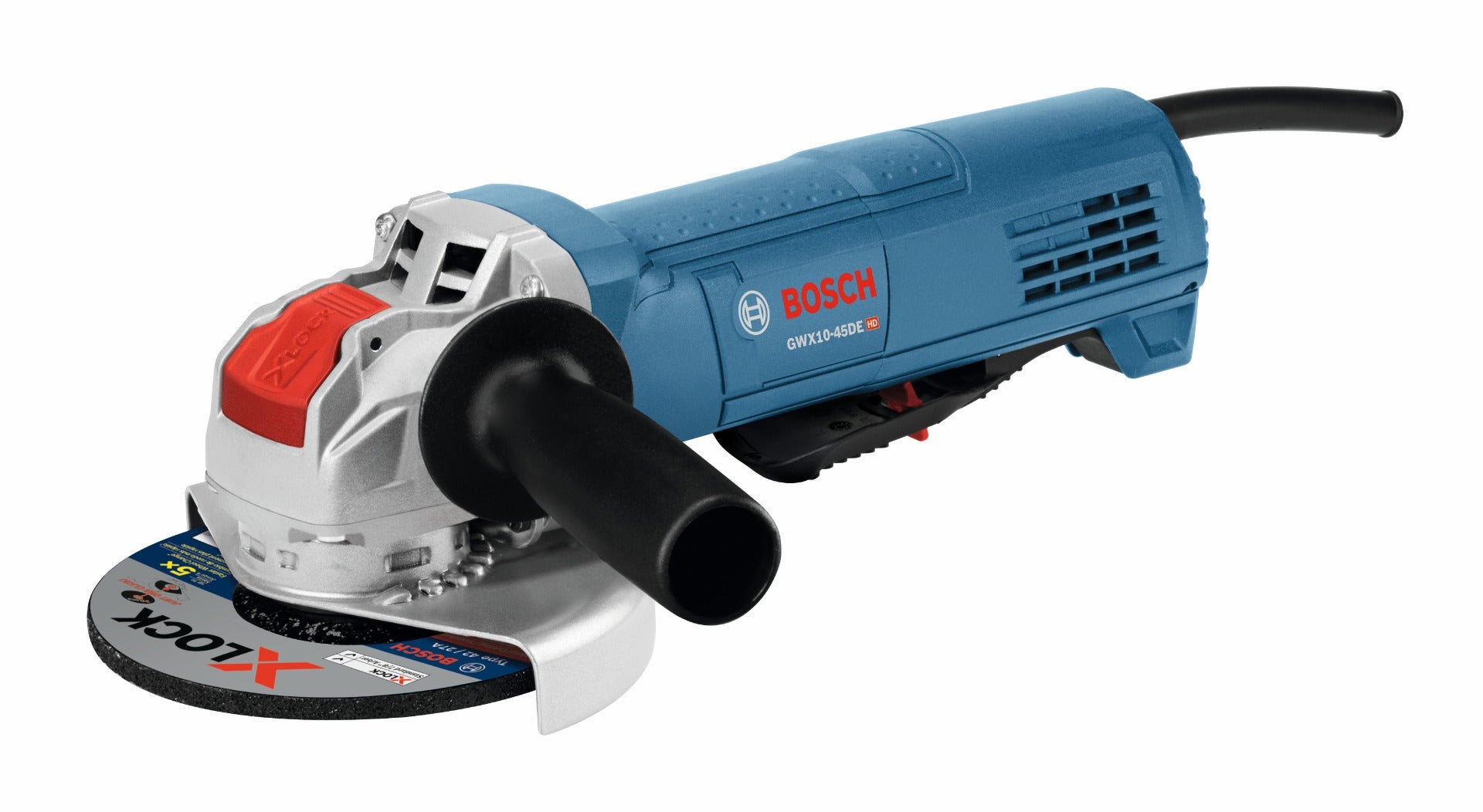 Bosch 4-1/2" X-Lock Angle Grinder w/ Paddle D, 10A GWX10-45DE