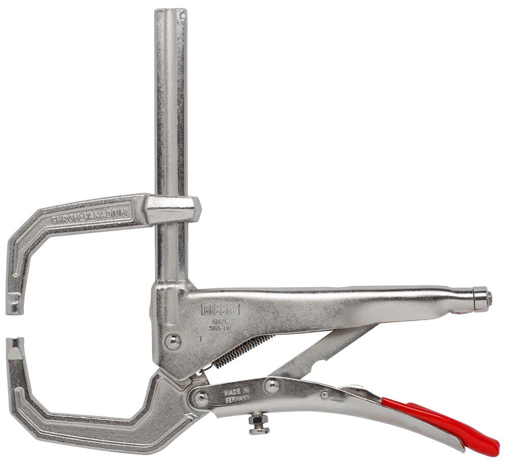 Bessey Tools 12 in. Deep Reach Heavy-Duty Steel Bar Clamp, 5-1/2 in. Throat Depth, 2,400 lb Clamping Force SG5-DR