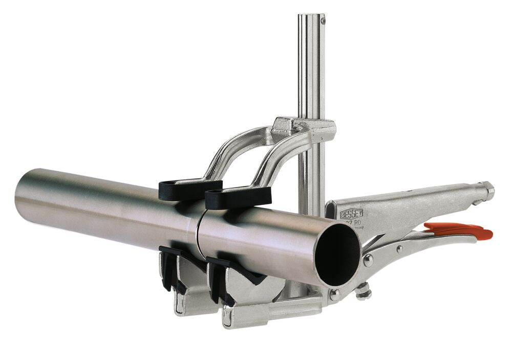 Bessey Tools 24 in. Heavy-Duty Steel Bar Clamp with Pad Caps, 2,400 lb Clamping Force SG24-PC