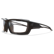 Edge Eyewear Kazbek Safety Glasses, Black Frame with Gasket, Clear Vapor Shield Lens GSK111VS