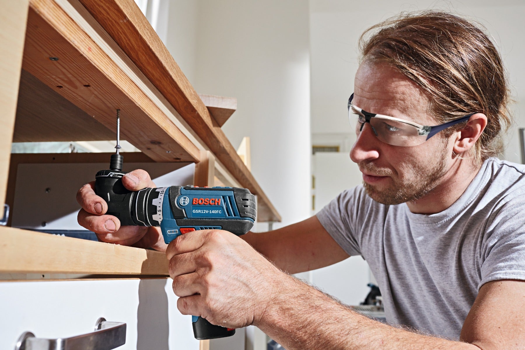 Bosch 12V FlexiClick 5-in-1 Drill Driver Kit, 2 Batteries GSR12V-140FCB22