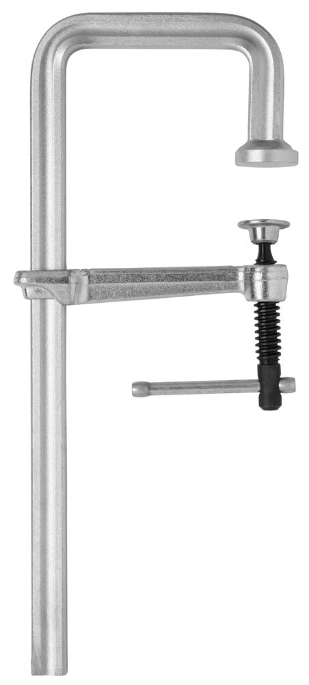 Bessey Tools 10 in. Step-Over All-Steel Clamp, 4-3/4 in. Throat Depth, 880 lb Capacity J18-8