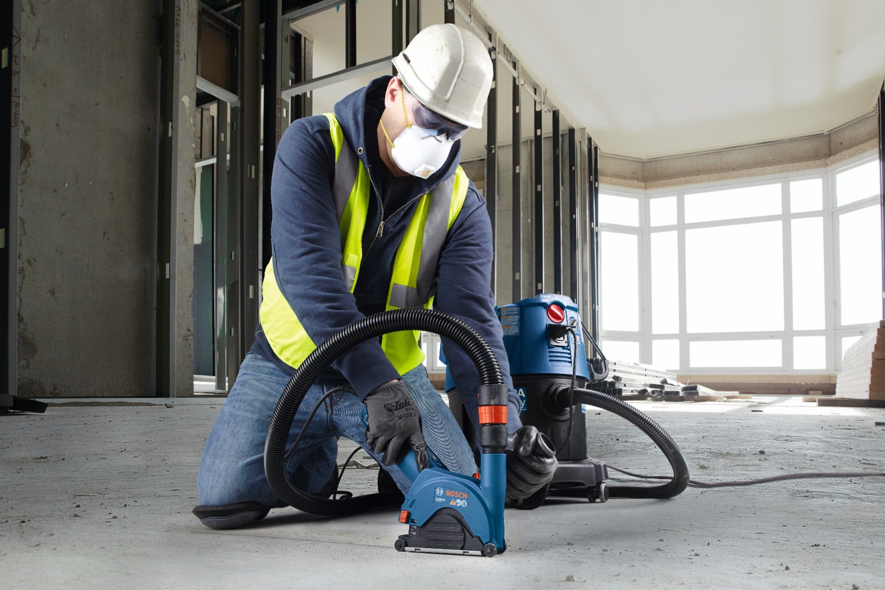Bosch 5" Angle Grinder w/ Lock-on Slide Switch, 13A GWS13-50