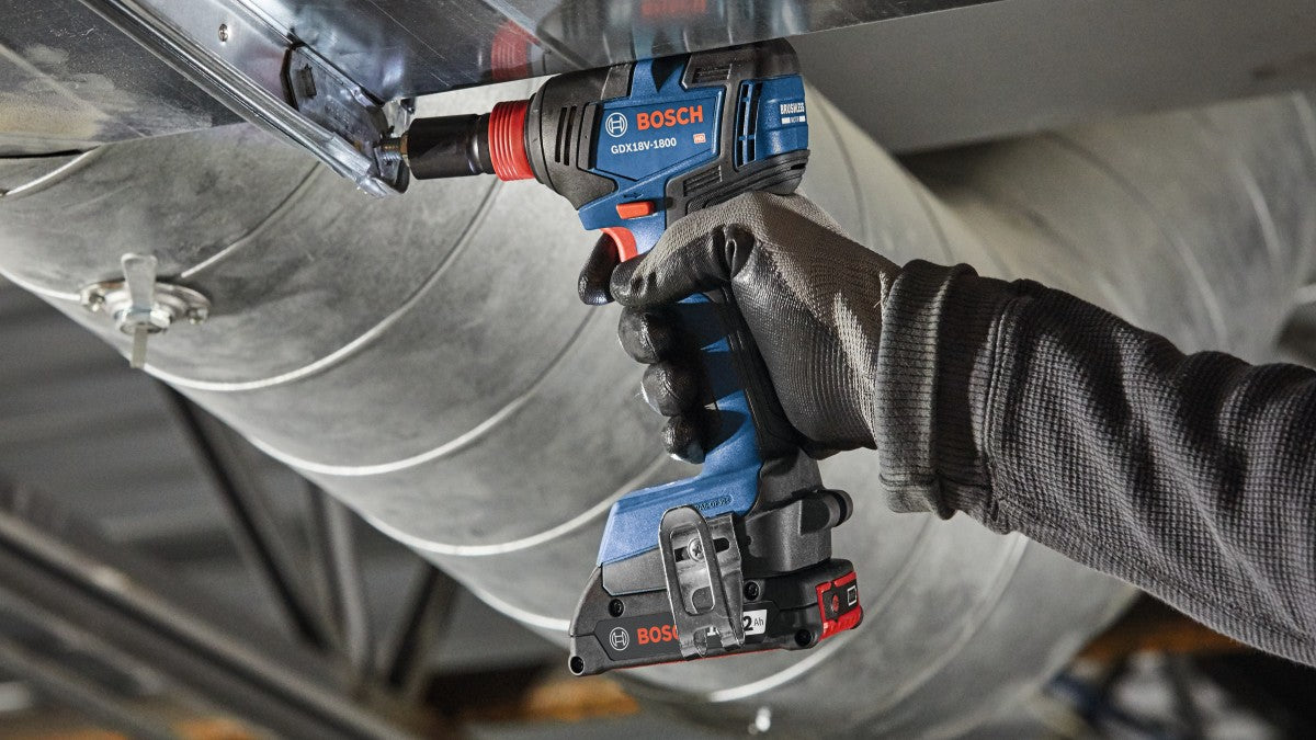 Bosch 18V 4-Tool Combo Kit w/ Hammer Drill, Impact Driver, Circular Saw, Light & 2 Batteries GXL18V-497B23