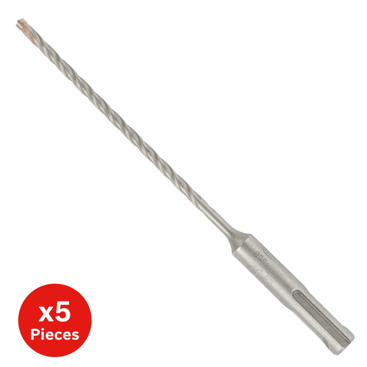 Bosch 5/32 in. x 4 in. x 6 in. SDS-plus Bulldog Tough Rotary Hammer Bit - 5 Pack HC4C2001B5