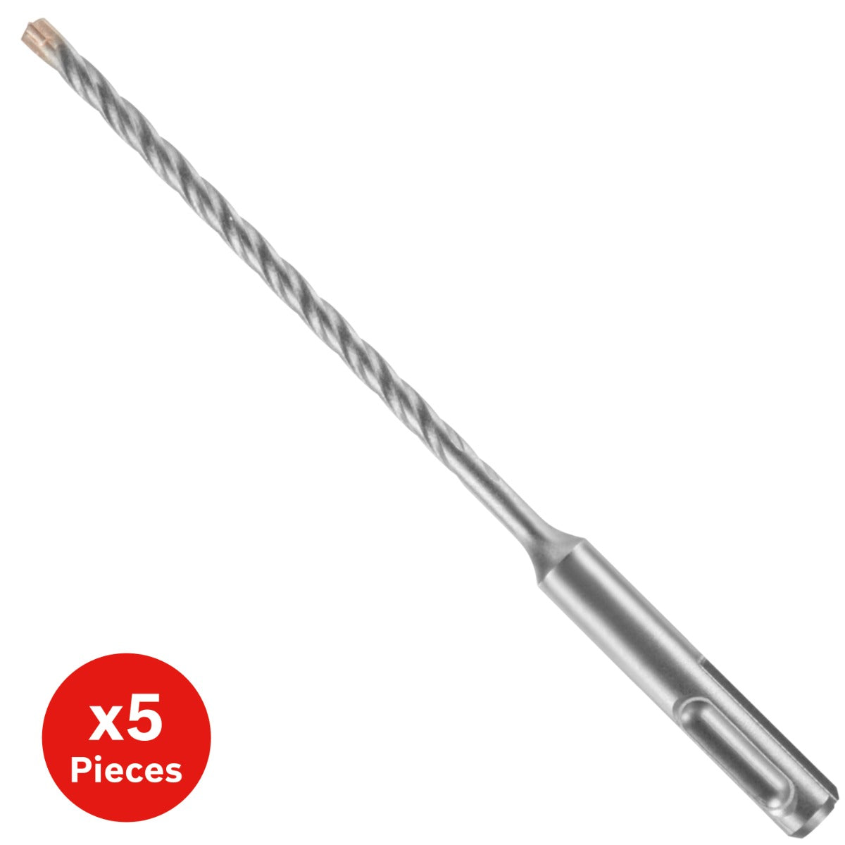 Bosch 3/16 in. x 4 in. x 6 in. SDS-plus Bulldog Tough Rotary Hammer Bit - 5 Pack HC4C2011B5