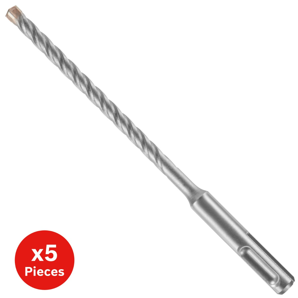Bosch 1/4 in. X 4 in. X 6 in. SDS-plus Bulldog Tough Rotary Hammer Bit - 5 Pack HC4C2041B5