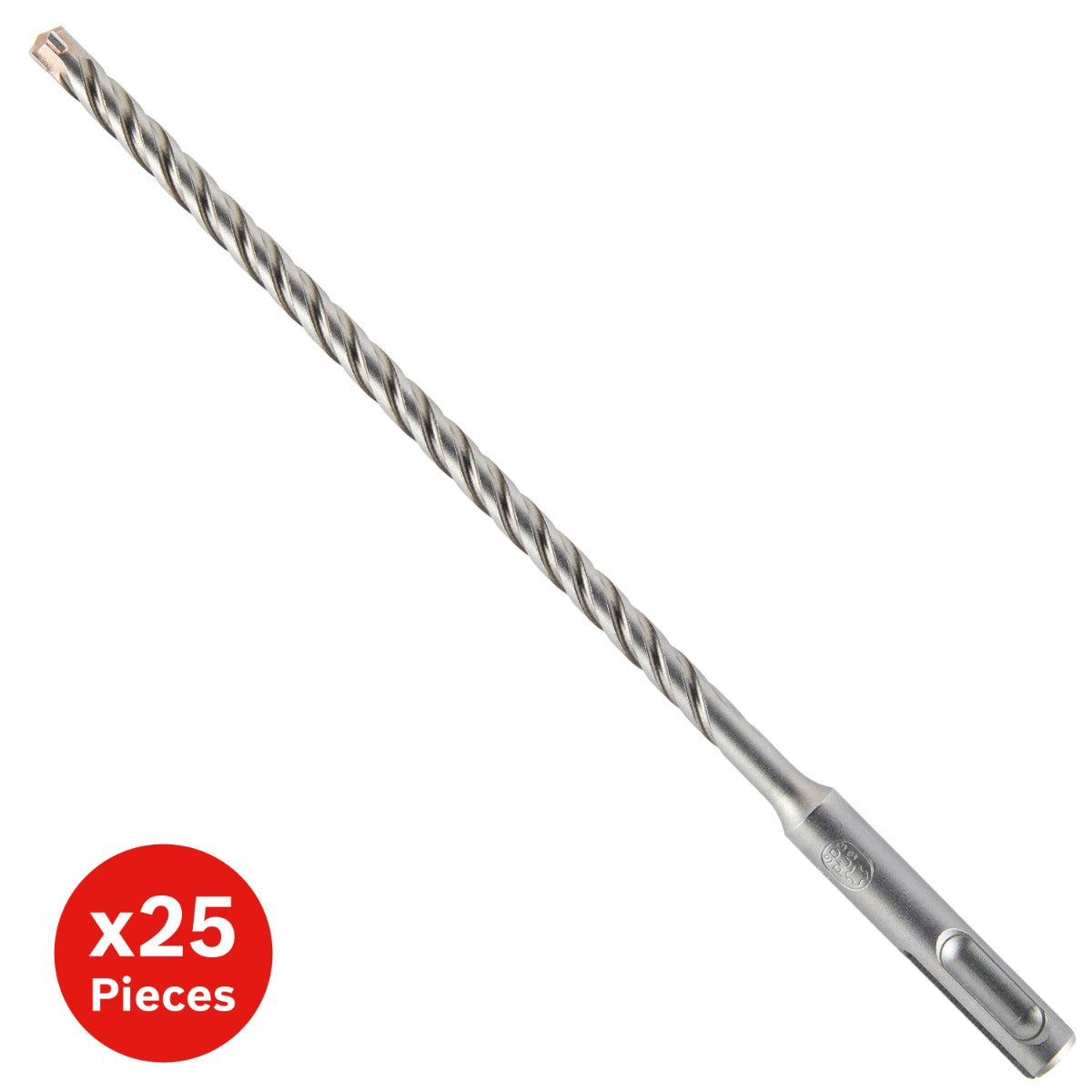 Bosch 1/4 in. x 6 in. x 8 in. SDS-plus Bulldog Tough Rotary Hammer Bit - 25 Pack HC4C2042B25