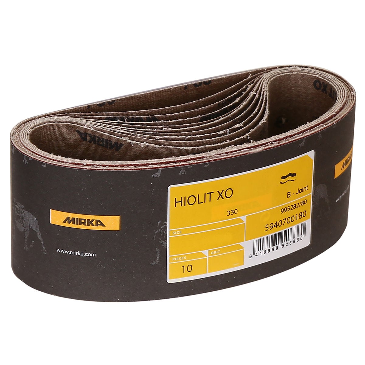 HIOLIT XO 3x18" P100 T-Joint, 10 Belts/Box