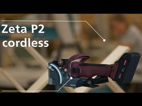 Lamello Zeta P2 P-System Cordless Joiner Kit, 18V, with Diamond Cutter 101801DS