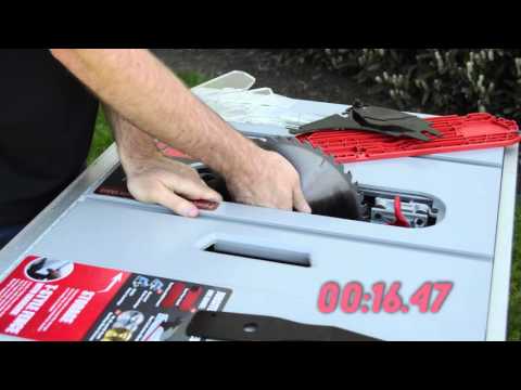 SawStop Jobsite Saw PRO with Mobile Cart Assembly - 15A, 120V, 60Hz JSS-120A60