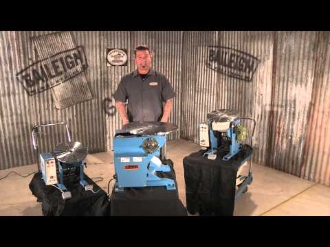 Baileigh WP-450; 110V 13" Welding Positioner, 450 lbs Capacity and 90 degrees 1008396