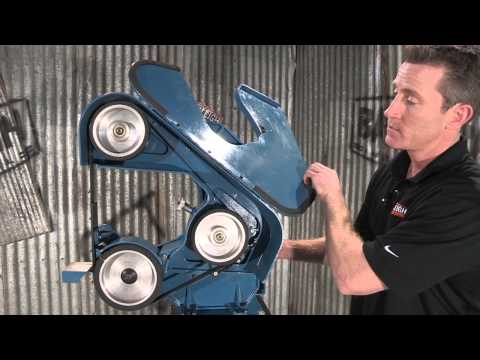Baileigh BG-260-3-110; 2" x 60" Three Wheel Variable Speed Belt Grinder 1-1/2HP, 220V, Single Phase 1000670